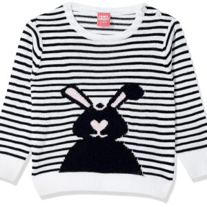 Jam & Honey Girl's Baby- Acrylic Round Neck Casual Sweater