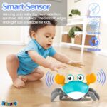 Kidology Crawling Crab Infant Tummy Time Toys for Kids