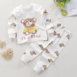 Kid's Cartoon Print Cotton Full Sleeve T-Shirt & Pajama