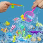 PLUSPOINT Colorful Magnetic Fishing Pool Toys Game for Kids