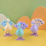Peacock Key Operated Jumping Toys for Kids