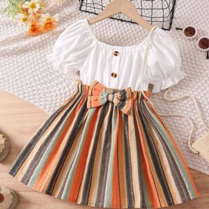 Puff Sleeve Dress for Kids