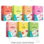 Storio Flashcards Early Learning 7 in 1 Flash Cards for Kids