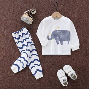 T-Shirt Pajama Pant Jogger Clothing Set for Boys & Girls
