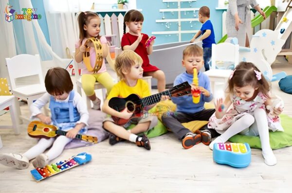Toy Imagine Guitar Toy 4-String Acoustic Music Learning Toys