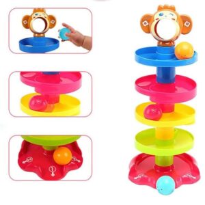 Toy Imagine Ramp Roll, Ball Drop and Roll Swirling Tower for Toddler