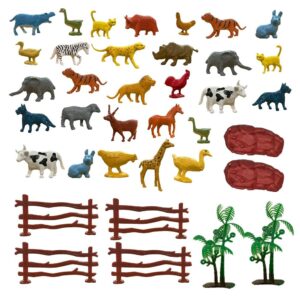 ToyMagic Animal Figure Toy Set of 31 Pcs
