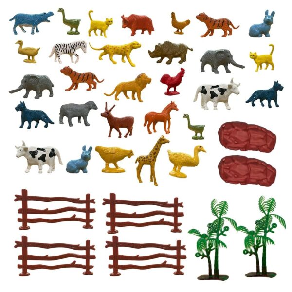ToyMagic Animal Figure Toy Set of 31 Pcs