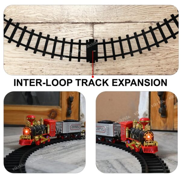 VikriDA Choo Choo Classical Train Track Set