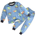 CATCUB Kids Cotton Teddy Printed Clothing Set
