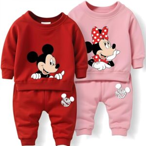 minicult cotton Kids Coordinated sweatshirt and pant set