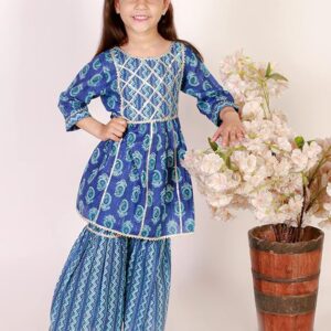 superminis Girls Sanganeri Prints Frock