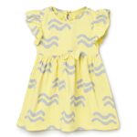 100% Cotton Jersey Round Neck A-Line Frock