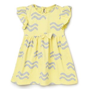 100% Cotton Jersey Round Neck A-Line Frock