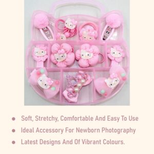 15 Pcs Hair Clip For Girl Headwear Cat Shaped Box Set