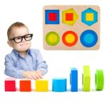Univocean Wooden Puzzle Sorting Game for Kids
