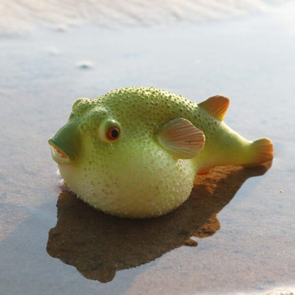 Amitasha Realistic Puffer Fish Aquatic Animal Toy for Kids