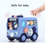 PLUSPOINT Vehicle Cartoon Bus for Kids