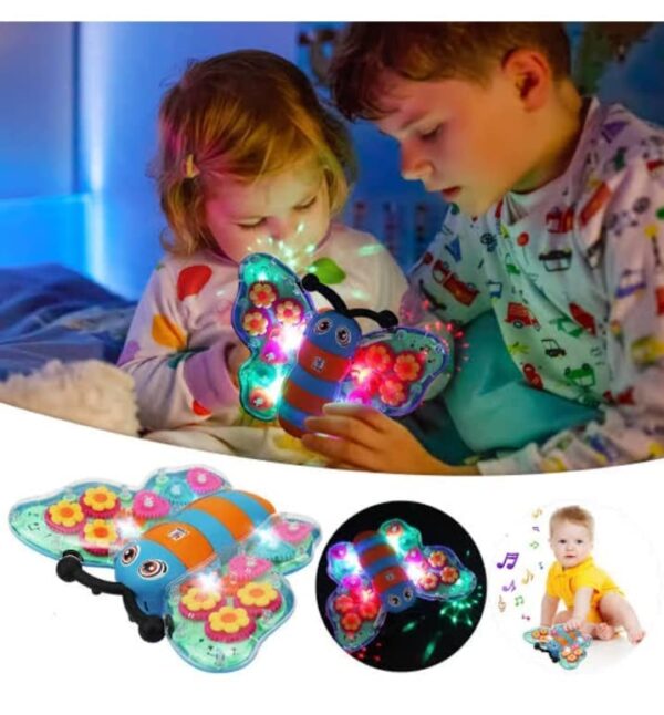 Goyal's Transparent 3D Gear Butterfly Toy