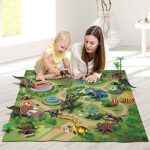 Dinosaur Toys Kids Activity Play Mat Set