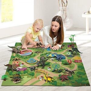 Dinosaur Toys Kids Activity Play Mat Set
