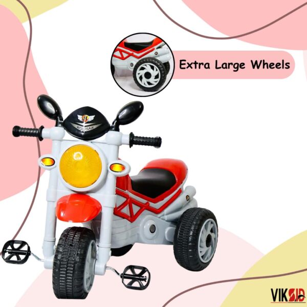 VIKSID Manual Push Bullet Bike Ride On for kids
