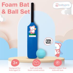 BabyPro Foam Cricket Bat & Ball Set