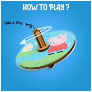 Peppa Pig Spinning Tops