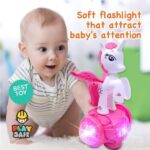 FAMOUS QUALITY Colorful 5D Unicorn Stunt Tricycle Toy