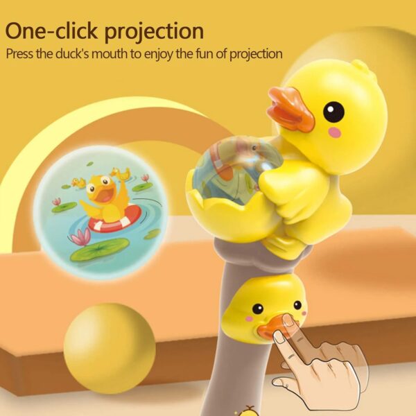 Quadrants Cute Duck Projector Stick with Music
