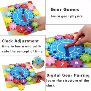 Qwick Click Wooden Gear Puzzle