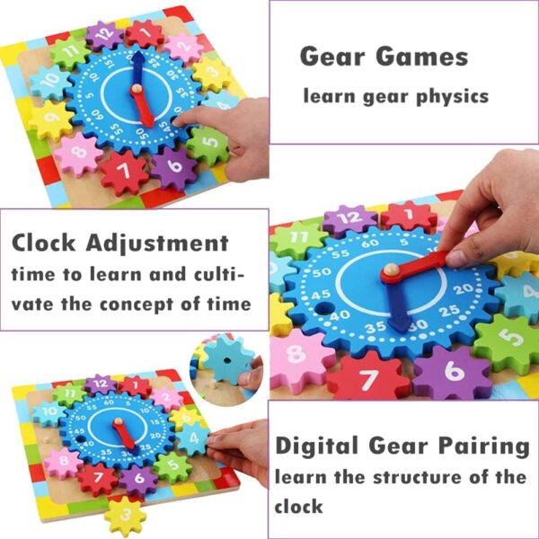 Qwick Click Wooden Gear Puzzle