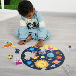Amazon Brand - Jam & Honey Outer Space Solar Sytem Jigsaw Puzzle