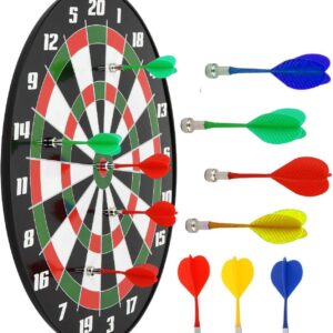 KEYCRAZE Magnetic Dart Board for Kids
