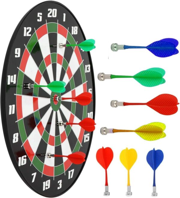 KEYCRAZE Magnetic Dart Board for Kids