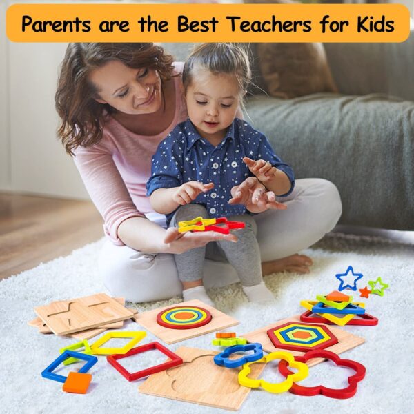 Belanto Toddler Puzzles Games Wooden Toys