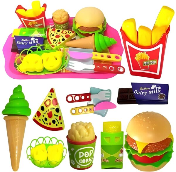 Tickles 18 pcs Play Fast Food Set