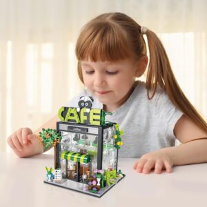 SKY LINE OCEAN Coffee Shop Building Block Set for Kids