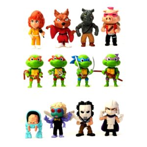 Magic TOYLAND Ninja Turtle Cute Action Figure Set of 12