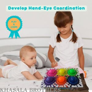 Khasala Brothers® Wooden Hammer and Ball Set Toy