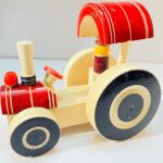 TOYARTSY Wooden Tractor Toy