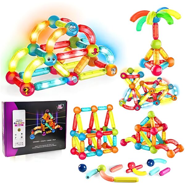 Storio Light Magnetic Building Sticks Blocks