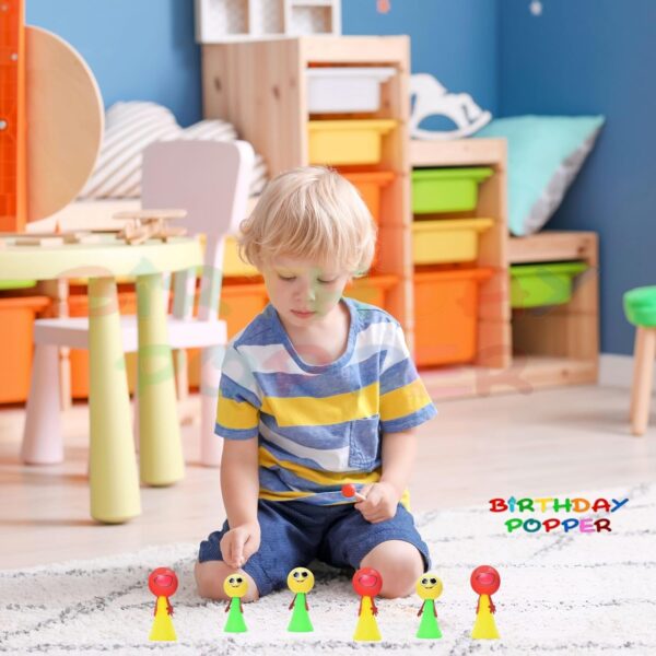 Birthday Popper Emoji Jump Toy
