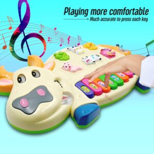 VikriDA Musical Cow Piano Toy