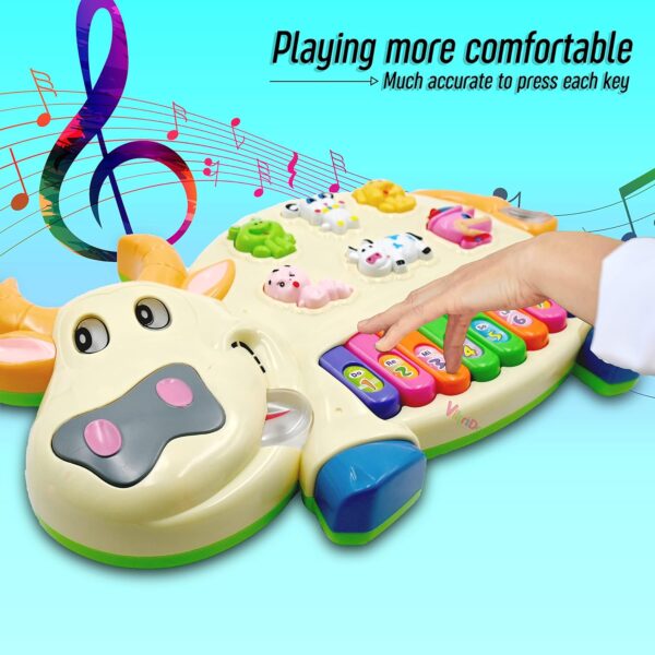 VikriDA Musical Cow Piano Toy