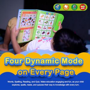 Kiddale ABC & 123 Smart Sound Book for Toddlers