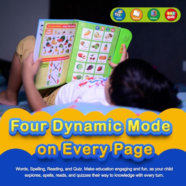 Kiddale ABC & 123 Smart Sound Book for Toddlers