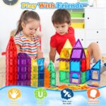ANVIE & ABEER® Set of 50 Pcs Magnetic Building Tiles for Kids