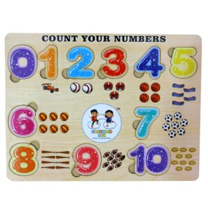 ENJUNIOR BOX - Numbers Wooden Puzzle