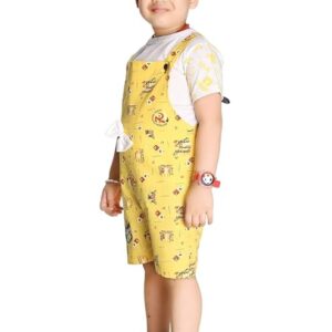 BABY BOYS DUNGREE SET WITH Tshirt
